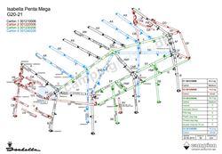 Isabella G20 MegaFrame stel til Penta - passer til a-målene 1050 og 1075