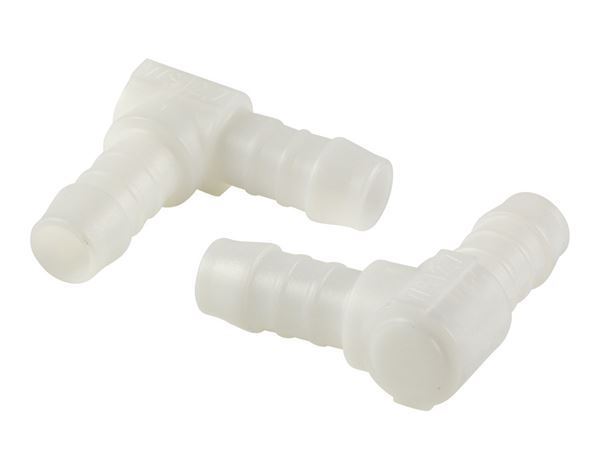 Plastsamler Ø 13 mm vinkel 2 stk.