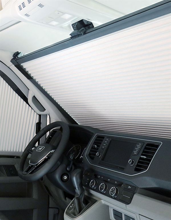 plissegardin MAN TGE & VW Crafter For venstre siderude