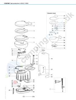 Thetford toilet C250CWE