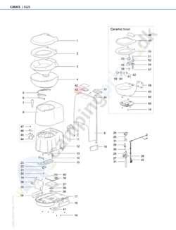 Printplade SN Thetford toilet C 263