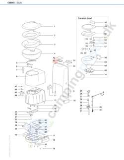 Printplade SW Thetford toilet C263