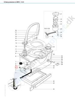 Prop til vandpåfyldningsstuds Thetford toilet C4