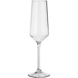 Proseccolglas 25 cl. - lavet i hård BPA-frit plast - pakke med 2 stk.