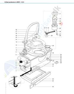 Pumpe Thetford toilet C4