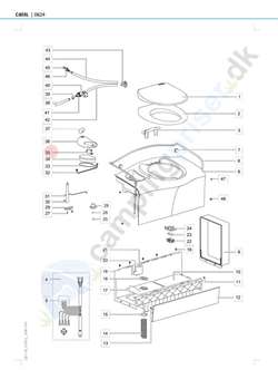 Relæ Thetford toilet C403 L - del 35