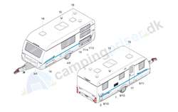 Kassettegardin Rastrollo (1270x400mm.) Hvid Adria