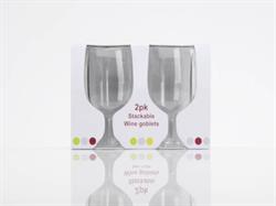 Vinglas Stabelbar 2 stk.