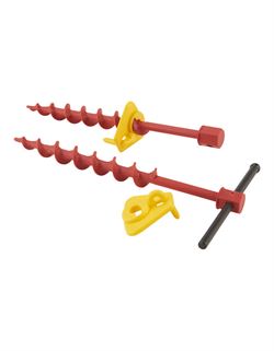 Pløksæt "Wurmi Combi Fix" - Skruepløk 32 cm. - pakke m/ 2 stk.