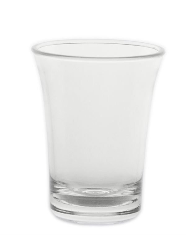 Snapseglas 2,5 cl. - lavet af Polycarbonat