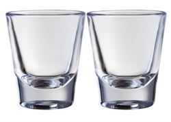 Snapseglas 3 cl. - lavet af Polycarbonat - pakke med 2 stk.