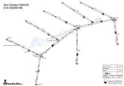 Isabella G18 CarbonX stel Sun Shine Plus - passer til a-målene 950, 962, 975 og 989