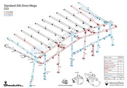 Isabella G23 MegaFrame stel til Commodore og Ambassador - passer til a-målene 1200 og 1225