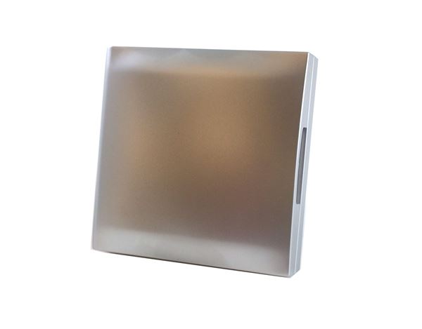 Ramme sølv med låg til stikkontakt Adria