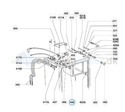 Strømkontakt 230 V Dometic køleskab, farve grøn