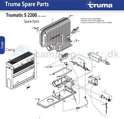 Tænd elektrode Truma Varmeovn S 2200