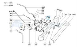 Tændkabel køleskab Dometic, længde 2100 mm