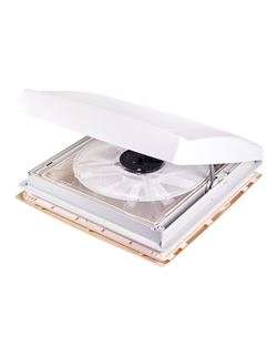 Tagluge 40 x 40 cm Thule Vent 12V - Hvid. 