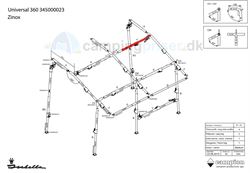 Isabella H-stang til Universal 360 i Zinox med GripOn og T-Rex beslag 