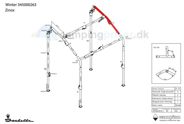 Isabella A-stang overligger til Isabella Winter i Zinox med T-Rex beslag