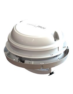 Ventil Maxxfan Dome for udluftning og fugtkontrol med LED belysning 12 V
