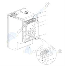 Termoføler Thetford køleskab N80 - N112