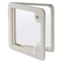 Thetford 3 Serviceklap H 385 x B 335 mm i farven hvid