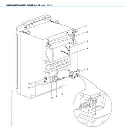 Thetford køleskab Power control panel. del 8