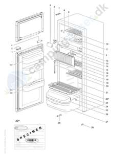 Thetford køleskab termostat 