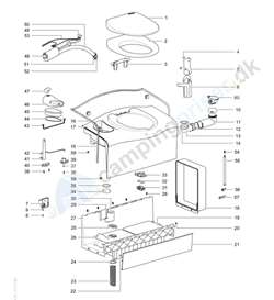 Fladsikring 3 Amp. - 2 stk Thetford toilet