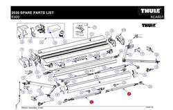 Thule Omnistor 6300 markise Ben til 3,0 - 3,25 m
