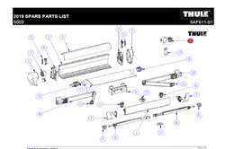 Thule Omnistor beslag for montering af sidestykke