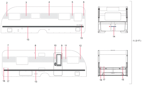 Logo - Streamer til Alpina 613 UT 2022/2023