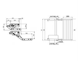 Trappetrin "Thule Step" 12V 550