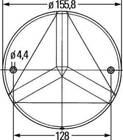  Refleks Rød Påskruning Hella