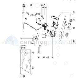 Trykknap tændaggregat køleskab Dometic