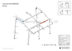 Isabella E-stang udhængsstag til Ventura Universal 320 i Prenox (stål)