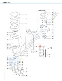 Thetford toilet C263 kassettetoilet.