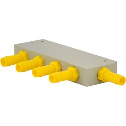 Vandfordeler, 4 grenet til 10 mm slange