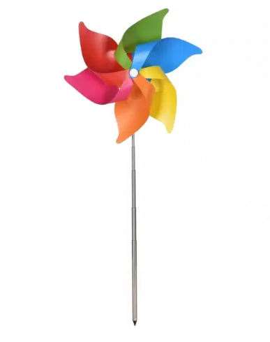 Vindmølle med teleskopstang