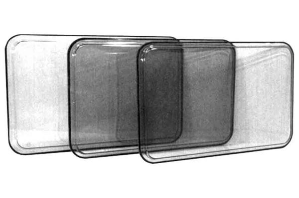 Fast vindue 432 x 882 - klar