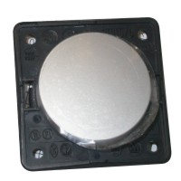 Vippekontakt 230V sølv