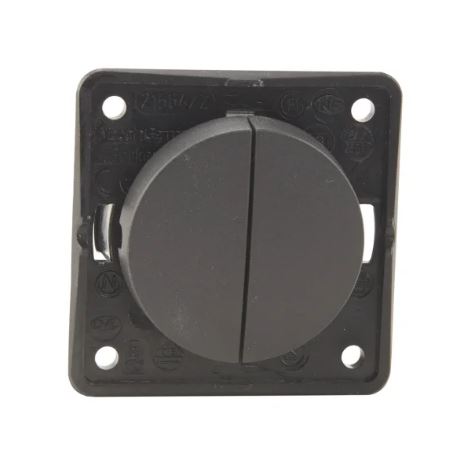 Vippekontakt 230V Dobbelt matantrazit Berker