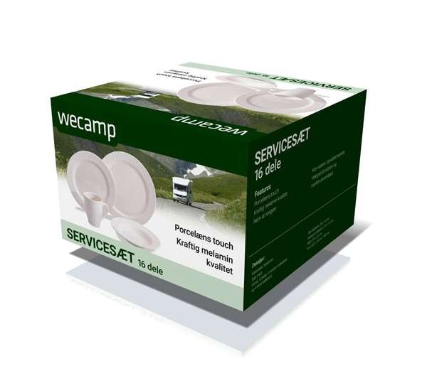 Wecamp Servicesæt 16 dele