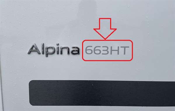 Adria mærke  "663HT"  Længde 15,5 cm. Højde 2,9cm.