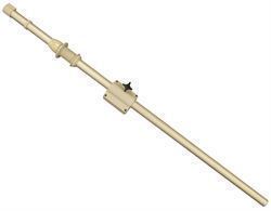 Teleskopmast til montering på campingvogn