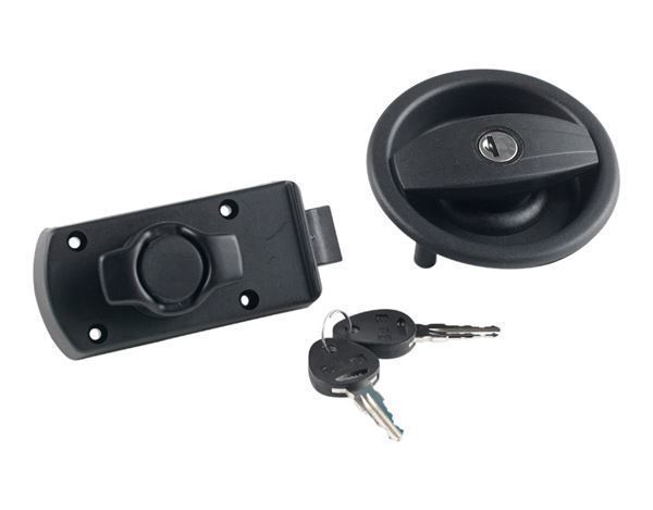 Dørlås sort "Favorit 2001" 29-34 mm