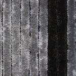 DCT dørforhæng - grå med 2 sorte striber