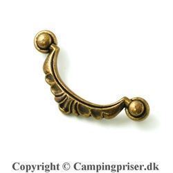 Skuffegreb og skabsgreb, antik messing.