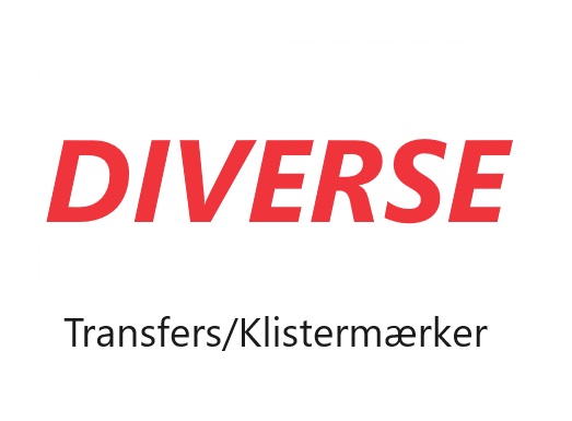 Diverse klistermærke - logo - transfer
